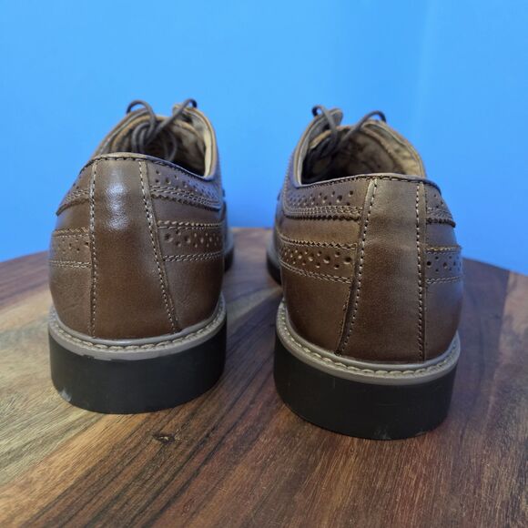 G.H. BASS & Co Classic Wingtip Brogue Windsor Oxford Men's 10.5 Brown Heritage - Picture 6 of 12